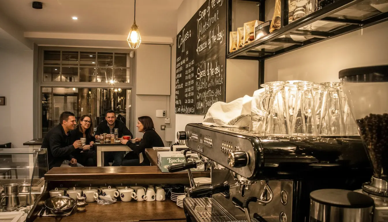 A Look Inside at Doppio Zero Cafe in Dublin
